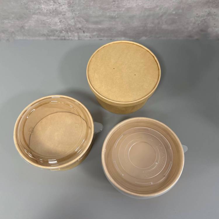 kraft bowls with paper lids kraft bowls with paper lids