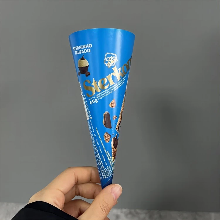 blue silver ice cream cone sleeves blue silver ice cream cone sleeves